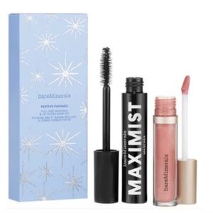Bareminerals Festive Finishes Full size mascara and lip gloss balm set